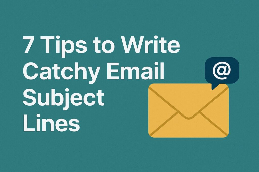 7 Tips to Write Catchy Email Subject Lines